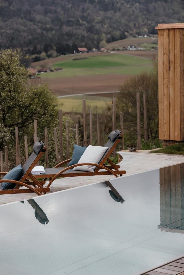 Am Wildbachberg - Luxus Ferienhaeuser Mit Infinitypool, Privatsauna Und Weinkeller Deutschlandsberg Buitenkant foto