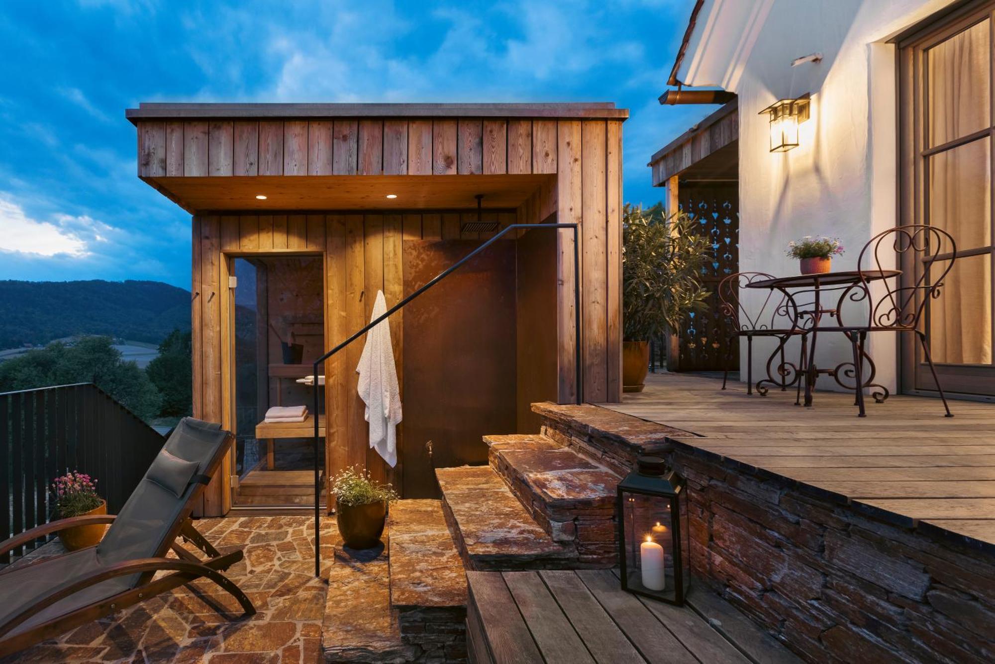 Am Wildbachberg - Luxus Ferienhaeuser Mit Infinitypool, Privatsauna Und Weinkeller Deutschlandsberg Buitenkant foto