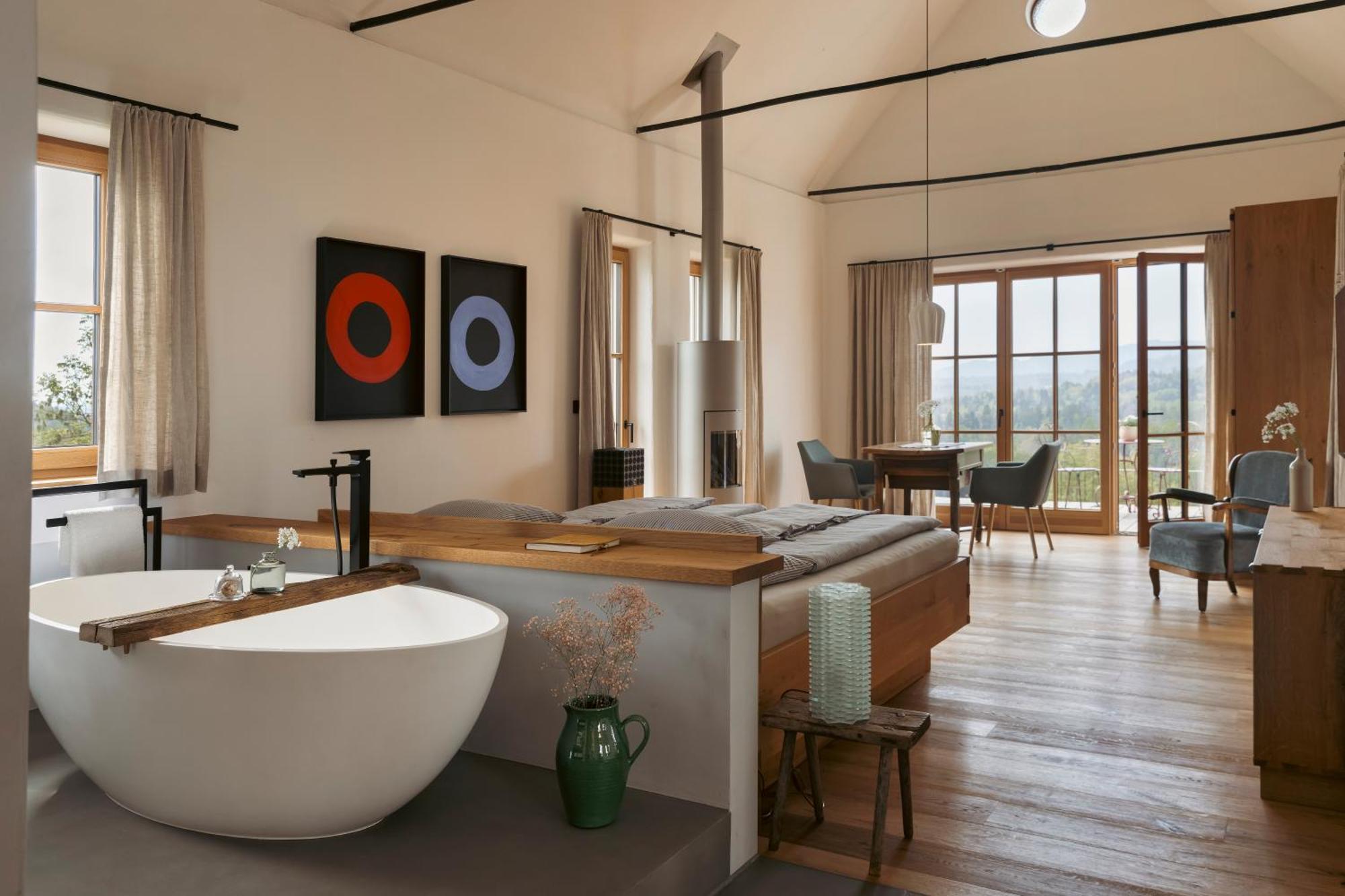 Am Wildbachberg - Luxus Ferienhaeuser Mit Infinitypool, Privatsauna Und Weinkeller Deutschlandsberg Buitenkant foto