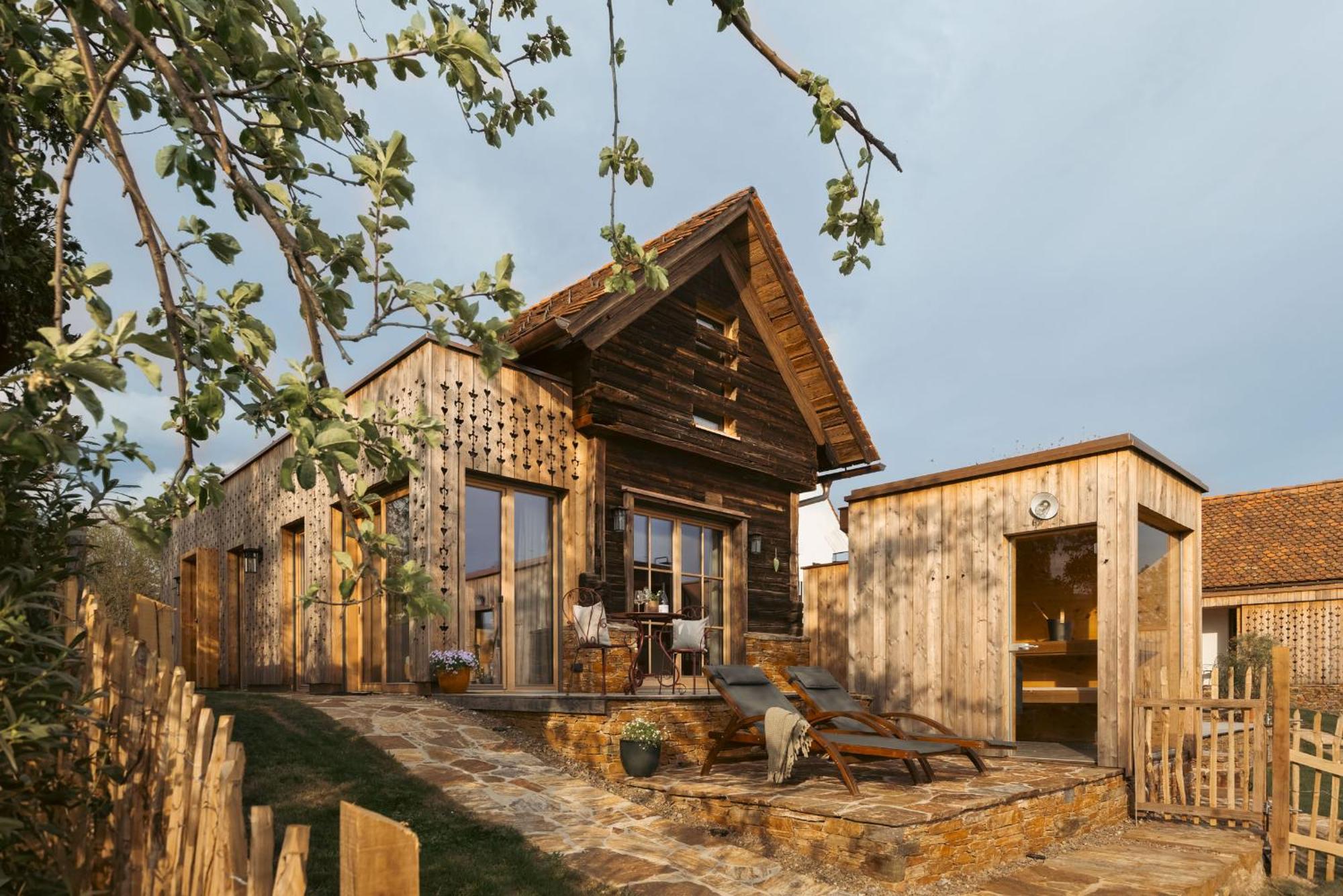 Am Wildbachberg - Luxus Ferienhaeuser Mit Infinitypool, Privatsauna Und Weinkeller Deutschlandsberg Buitenkant foto
